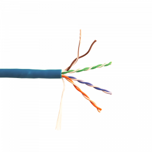 Кабель LANMASTER патч-кордовый UTP, 4x2, кат 5E, 350Mhz, LSZH, 305 м 